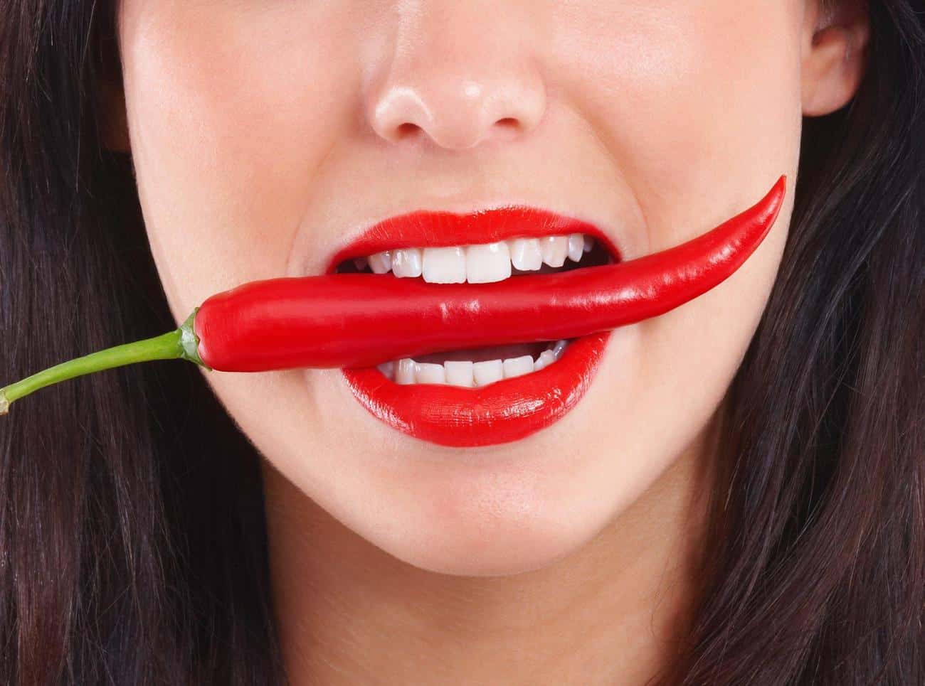 Close-up of a smile with immediate whitening results after treatment Blackpool