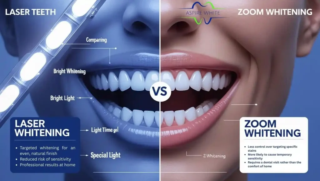 Laser Teeth Whitening vs. Zoom Whitening Blackpool