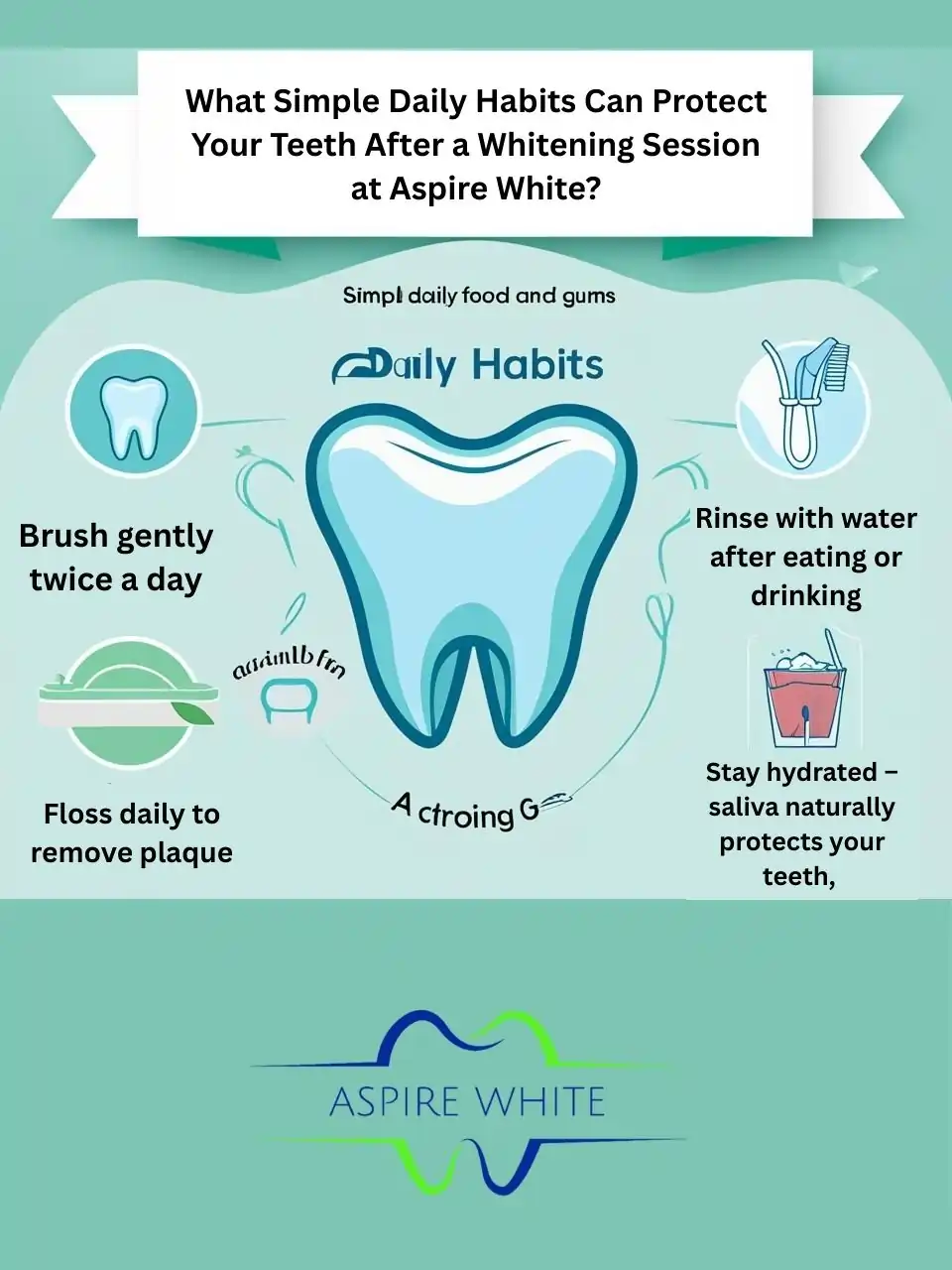 What Simple Daily Habits Can Protect Your Teeth After a Whitening Session at Aspire White Blackpool